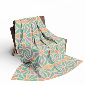 Arctic Fleece Blanket – Cozy Geometric Throw - Dipaliz - Blankets