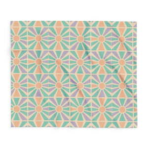 Arctic Fleece Blanket – Cozy Geometric Throw - Dipaliz - Blankets