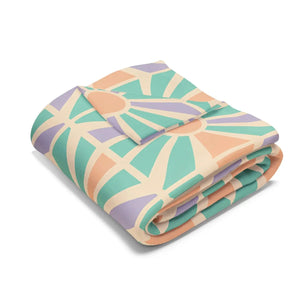 Arctic Fleece Blanket – Cozy Geometric Throw - Dipaliz - Blankets