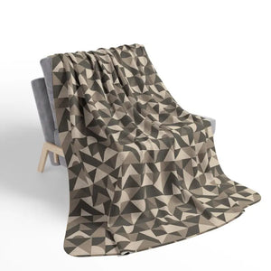 Cozy Geometric Sherpa Blanket - Ultra Soft Fleece - Dipaliz - Blankets