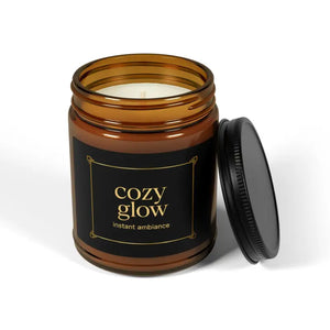 Cozy Glow Scented Soy Candle Warm Vanilla Cinnamon - Dipaliz - Candles
