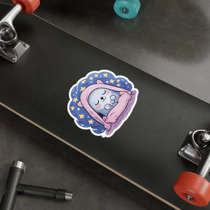 Cozy Hedgehog Vinyl Decal - Cute Animal Sticker - Dipaliz - Decorative Stickers