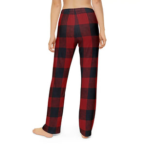 Plaid Print Kids Lounge Pants - Soft Cotton Comfort - Dipaliz - Loungewear Bottoms