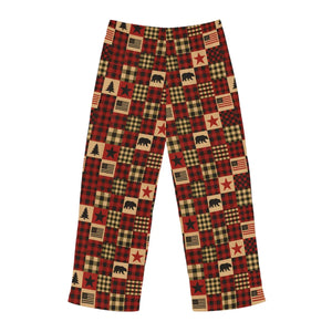 Cozy Lodge Print Pajama Pants Rustic Lounge Men’s Sleepwear Great for Camping Holiday Gift - Pajamas