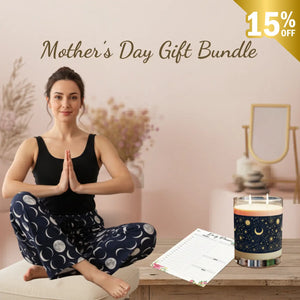 Cozy Morning Gift Set – Pajamas Candle & Notepad - Product