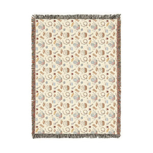Cozy Mosaic Woven Blanket, Boho Geometric Throw for Living Room & Bedroom - Blankets