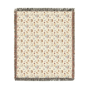 Cozy Mosaic Woven Blanket, Boho Geometric Throw for Living Room & Bedroom - Blankets