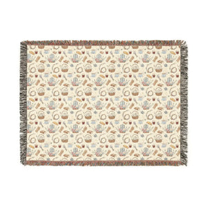 Stepped triangle and diamond detail from the DipaliZ boho mosaic weave
