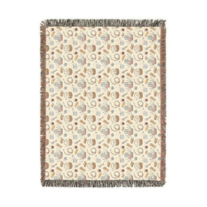 Visible woven texture and defined edge of the DipaliZ mosaic throw