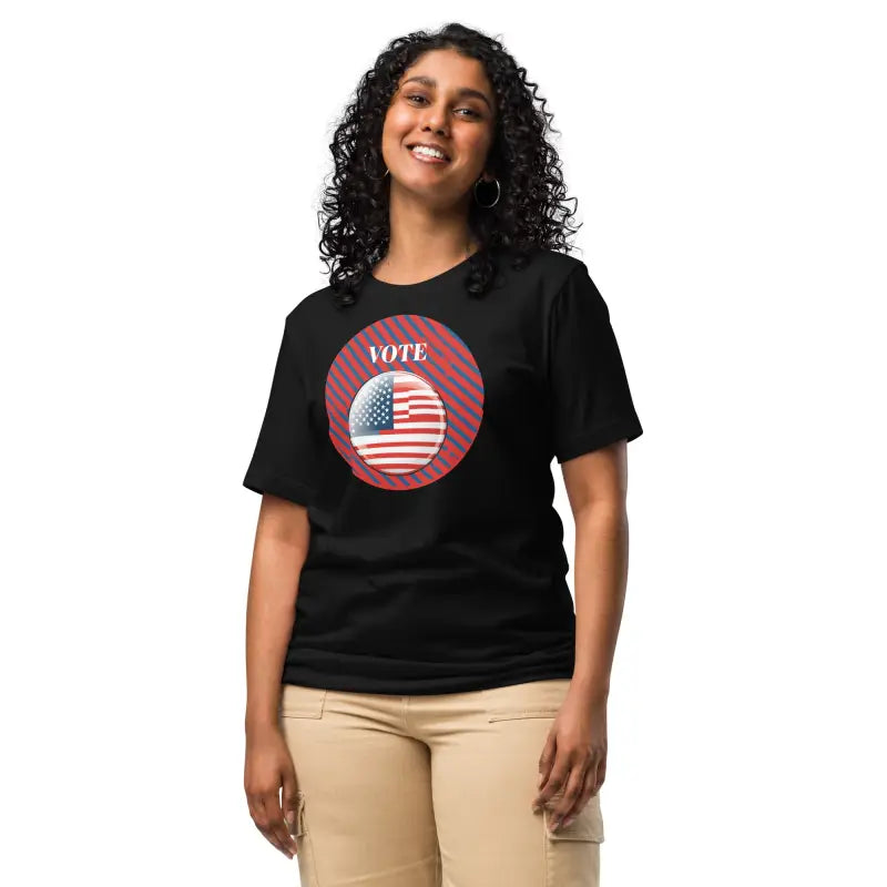 Cozy Patriotic Unisex Election Season Tee for Stylish Voting - T-shirt