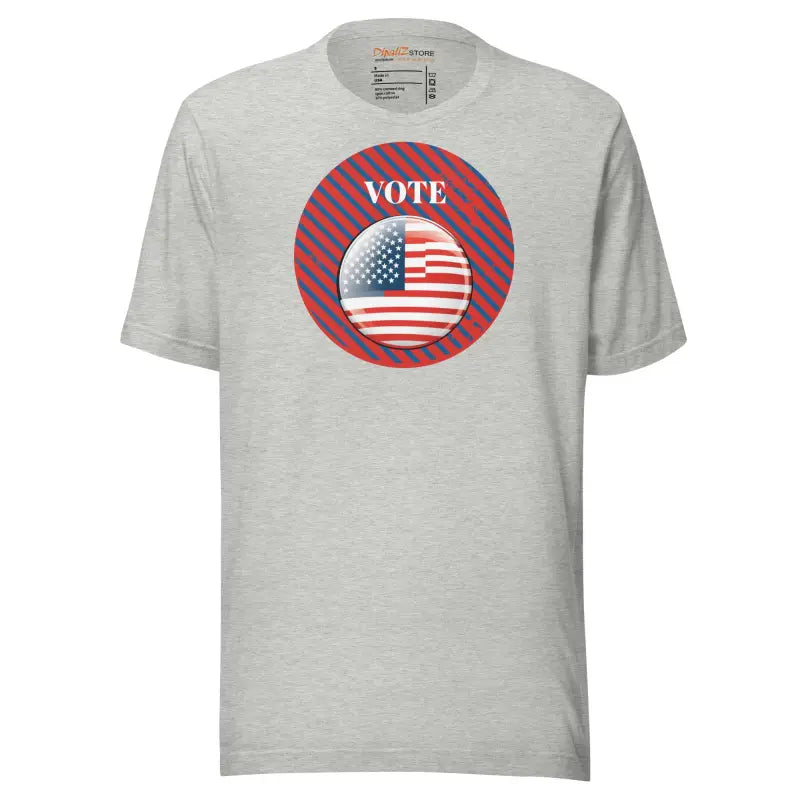 Cozy Patriotic Unisex Election Season Tee for Stylish Voting - Athletic Heather / s T-shirt