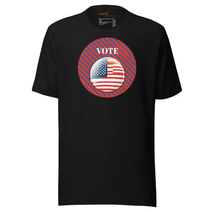 Cozy Patriotic Unisex Election Season Tee for Stylish Voting - Black / s T-shirt