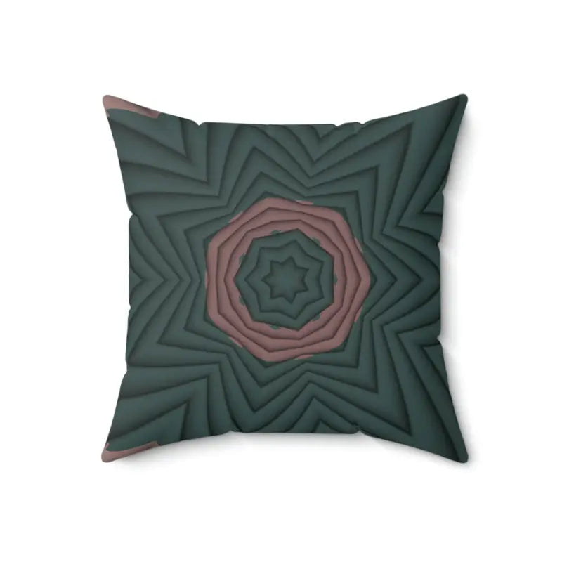 Cozy Pink Abstract Pillow: Elevate your Space with Elegance - 18’’ × Home Decor