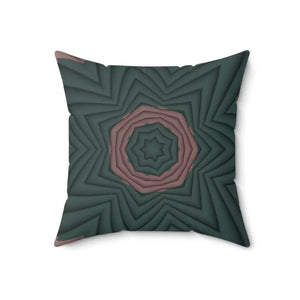 Pink Abstract Pattern Polyester Square Pillow - Bold Decor - Dipaliz - 18’’ × - Throw Pillows