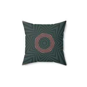 Pink Abstract Pattern Polyester Square Pillow - Bold Decor - Dipaliz - Throw Pillows