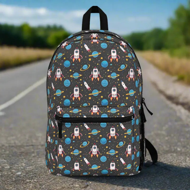 Blast off with the Cozy Rocket Backpack for Adventures! - one Size Bags