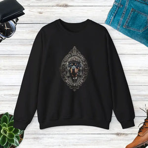 Sweatshirt - Cozy Rottweiler Crewneck - Dog Lovers Ultimate Comfort - Dipaliz Black / s