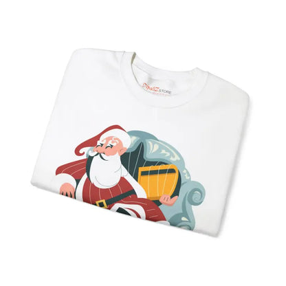 Get Cozy with our Santa Claus Heavy Blend Crewneck Sweatshirt