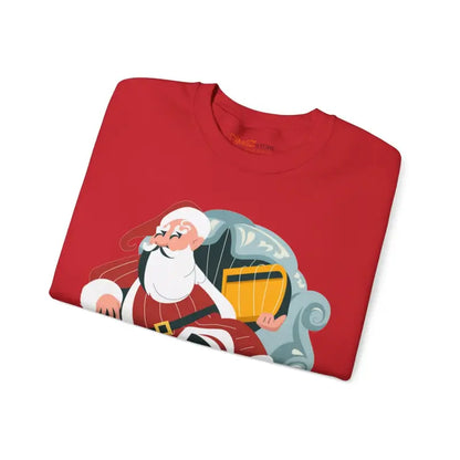 Get Cozy with our Santa Claus Heavy Blend Crewneck Sweatshirt