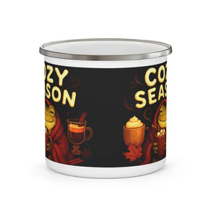 Vibrant Enamel Camping Mug - Cozy Season Frog Stainless - Dipaliz - Mugs