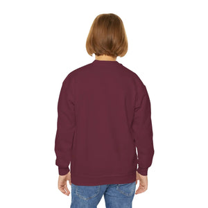 Cozy Season Youth Crewneck Sweatshirt - Fall Leaves Graphic - Sweatshirts