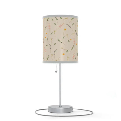 Enchant your Space: Cozy Simple Flowers Pattern Lamp Stand - Home Decor