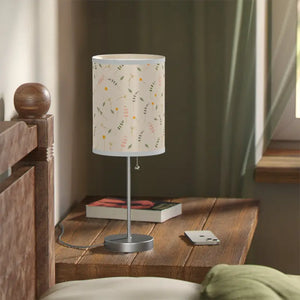 Home Decor - Simple Flowers Pattern Lamp Stand - Enchanting Glow - Dipaliz