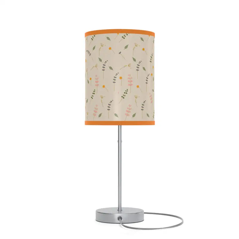 Enchant your Space: Cozy Simple Flowers Pattern Lamp Stand - Home Decor