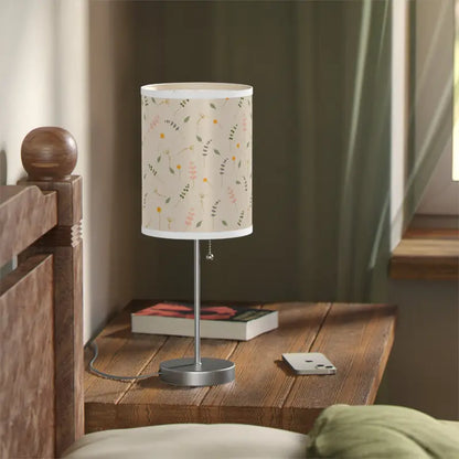 Enchant your Space: Cozy Simple Flowers Pattern Lamp Stand - Home Decor