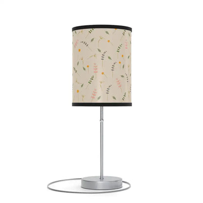 Enchant your Space: Cozy Simple Flowers Pattern Lamp Stand - Home Decor