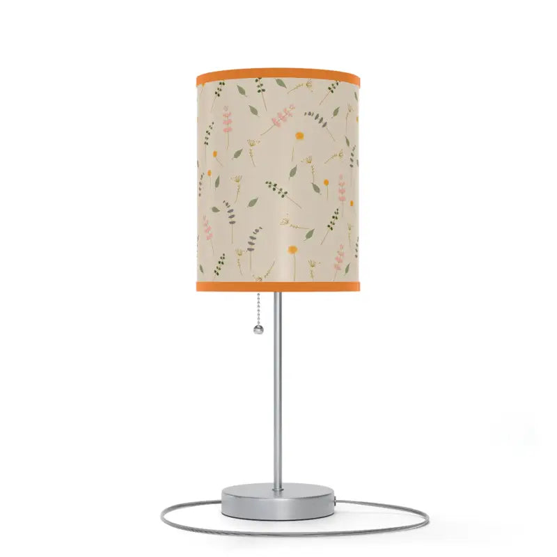 Enchant your Space: Cozy Simple Flowers Pattern Lamp Stand - Home Decor