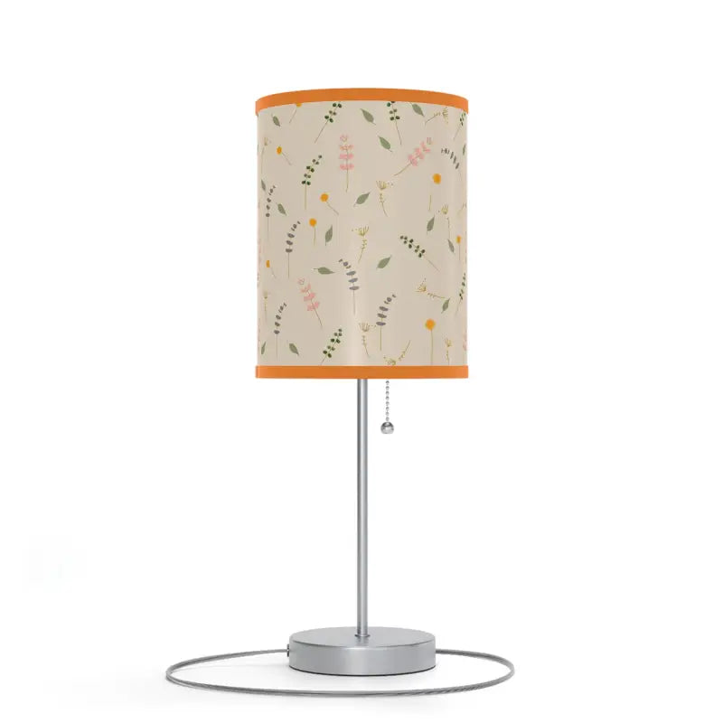 Enchant your Space: Cozy Simple Flowers Pattern Lamp Stand - Home Decor