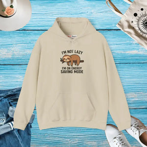 Cozy Sloth Hoodie - Energy Saving Mode Heavy Blend - Dipaliz - s / Sand - Hoodies