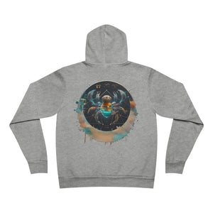 Celestial Cancer Zodiac Sign Hoodie Sponge Fleece - Dipaliz - Hoodies