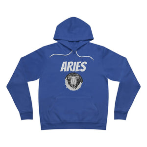Soft Aries Zodiac Sign Sponge Fleece Pullover - Dipaliz - Hoodies