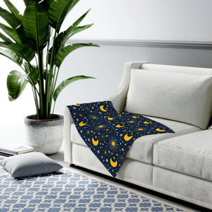 Stars Baby Swaddle Blanket - Cosmic Comfort - Dipaliz - 30’’ × 40’’ / White - Swaddling Blankets