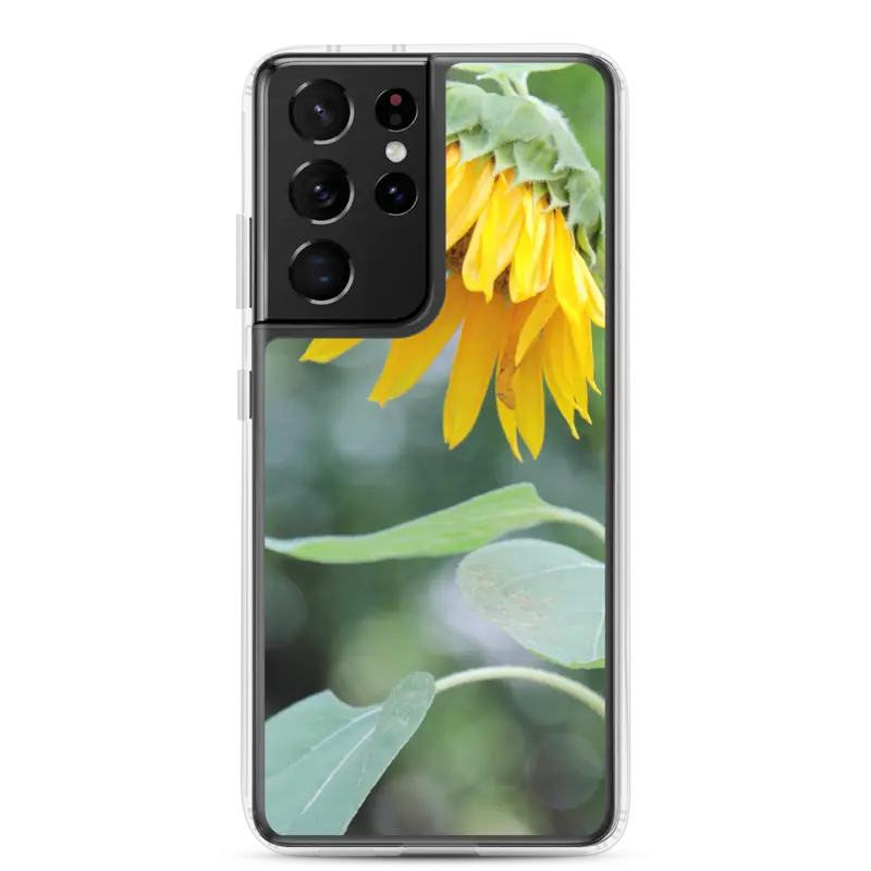 Cozy Sunflower Samsung Case: Stylish Protection you Need - Galaxy S21 Ultra Phone Case