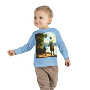 Toddler Long Sleeve Tee for Bold Little Adventurers - Dipaliz - Light Blue / 2t - Baby & Clothing
