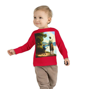 Toddler Long Sleeve Tee for Bold Little Adventurers - Dipaliz - Red / 2t - Baby & Clothing