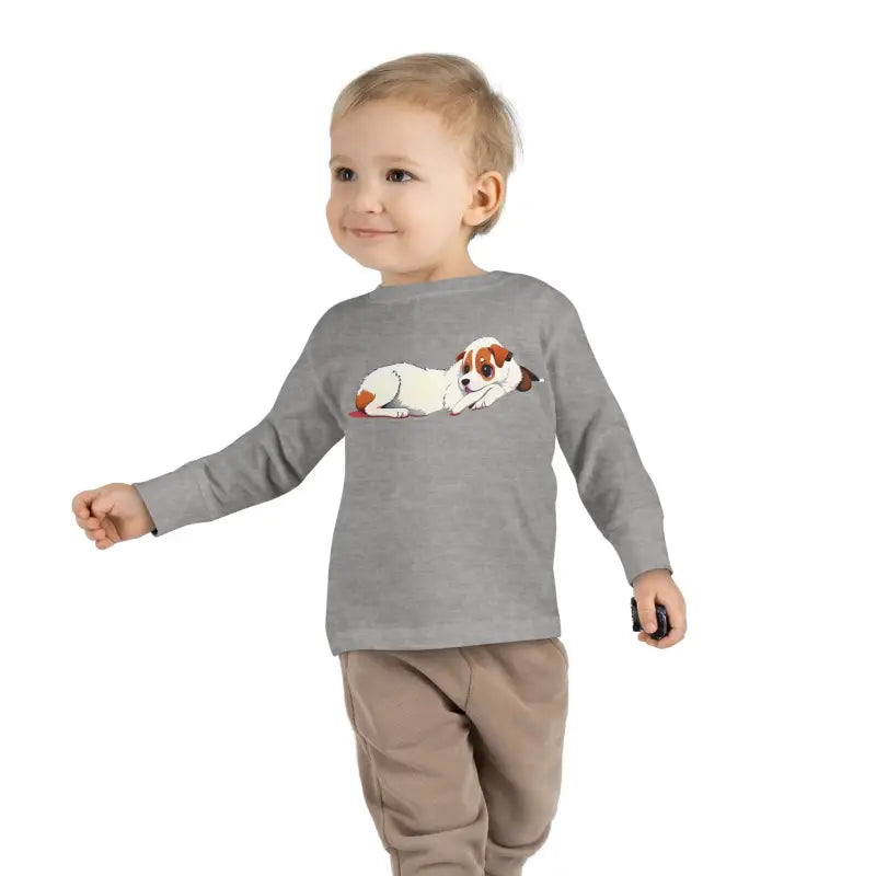 Cozy Toddler Long Sleeve Tee: Ultimate Comfort & Style - Heather / 2t Kids Clothes