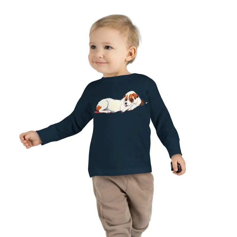 Cozy Toddler Long Sleeve Tee: Ultimate Comfort & Style - Navy / 2t Kids Clothes