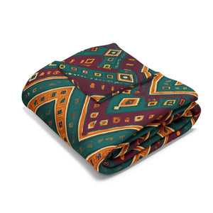 Arctic Fleece Blanket – Cozy Tribal Pattern - Dipaliz - Blankets