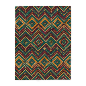 Arctic Fleece Blanket – Cozy Tribal Pattern - Dipaliz - Blankets