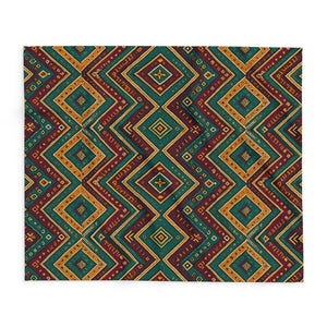 Arctic Fleece Blanket – Cozy Tribal Pattern - Dipaliz - Blankets