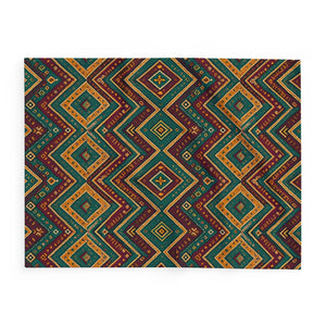 Arctic Fleece Blanket – Cozy Tribal Pattern - Dipaliz - Blankets