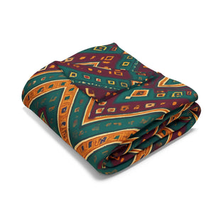 Arctic Fleece Blanket – Cozy Tribal Pattern - Dipaliz - Blankets