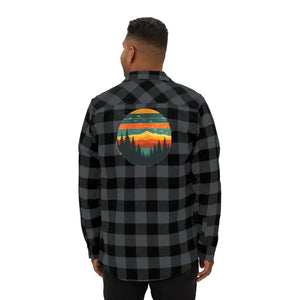 Unisex Flannel Shirt - Forest Green Brushed Cotton - Dipaliz - Shirts