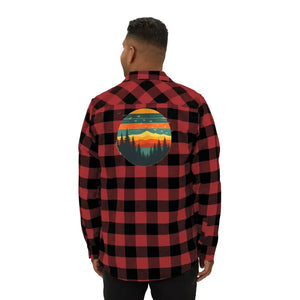 Unisex Flannel Shirt - Forest Green Brushed Cotton - Dipaliz - Shirts