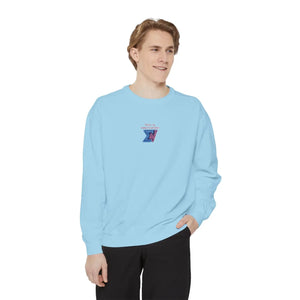 Aurora Sunset Brushed Fleece Sweatshirt - Cozy Unisex Wear - Dipaliz - Sweatshirts