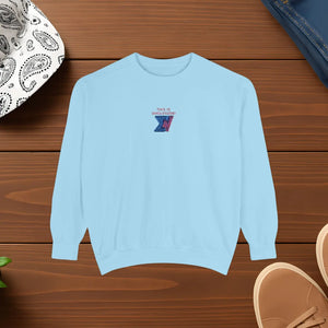 Aurora Sunset Brushed Fleece Sweatshirt - Cozy Unisex Wear - Dipaliz - Sweatshirts